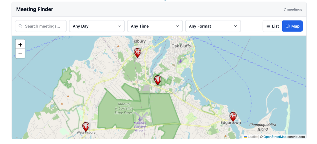 Crumb Widget — map view